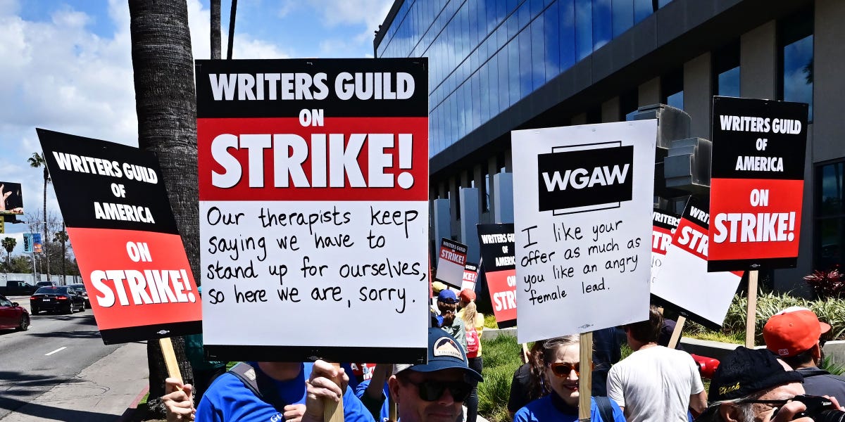 Hollywood Production Grinds To Halt As Actors Join Writers' Strike Hollywood Production Grinds To Halt As Actors Join Writers' Strike