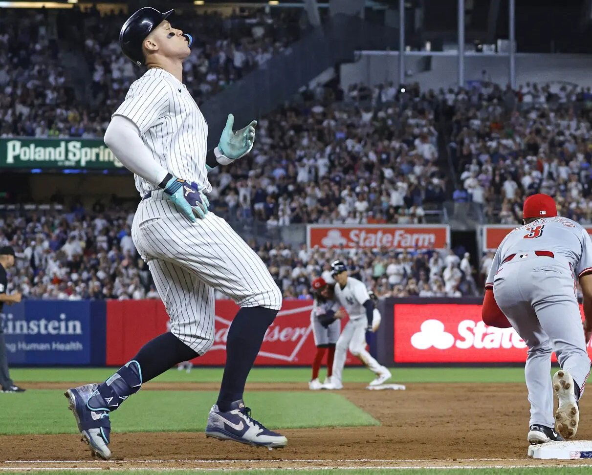 Key Performances By Judge And Goldschmidt Help Yankees Avoid Series Sweep Key Performances By Judge And Goldschmidt Help Yankees Avoid Series Sweep