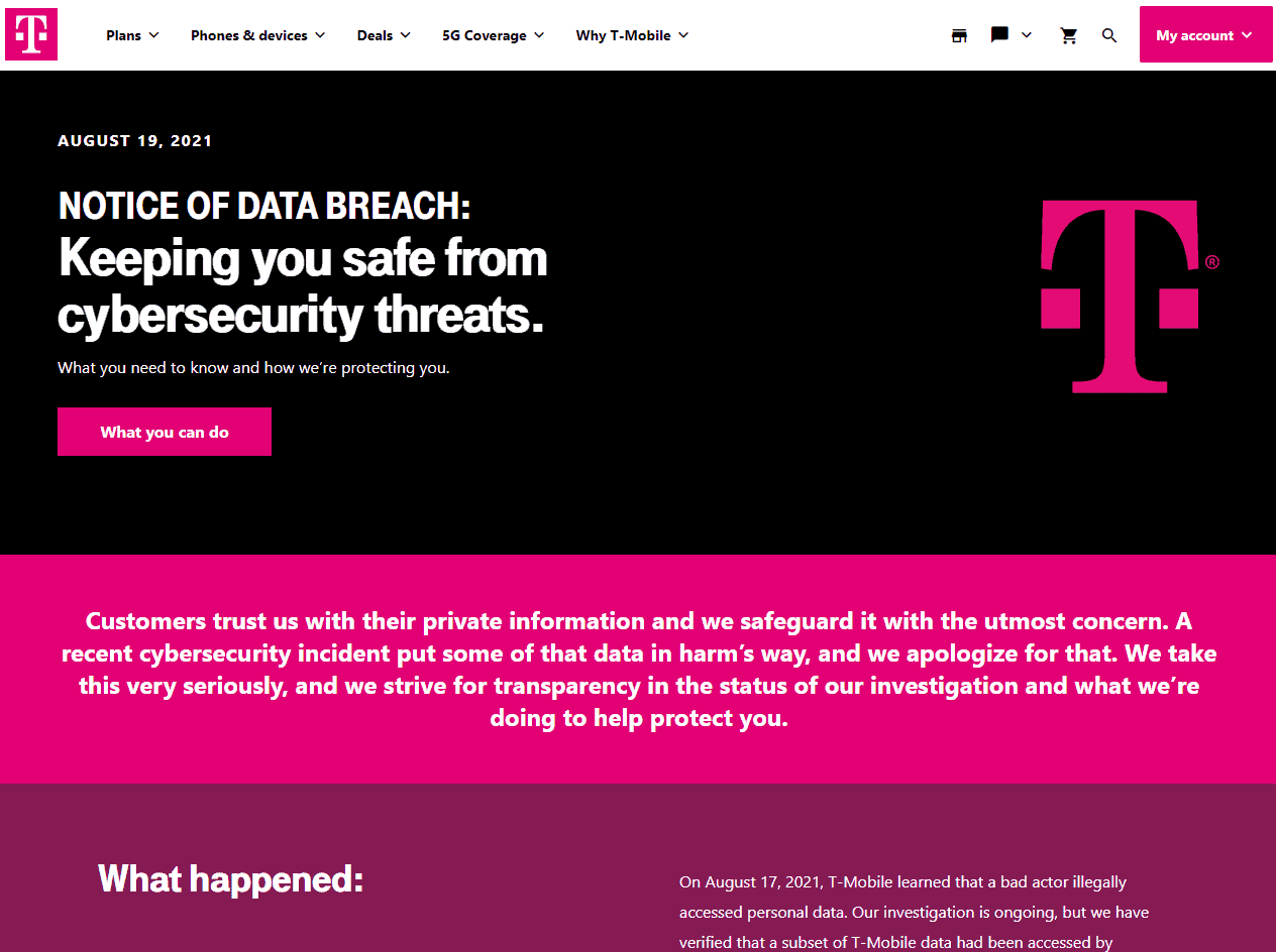 T-Mobile Data Breaches Result In $16 Million Penalty T-Mobile Data Breaches Result In $16 Million Penalty
